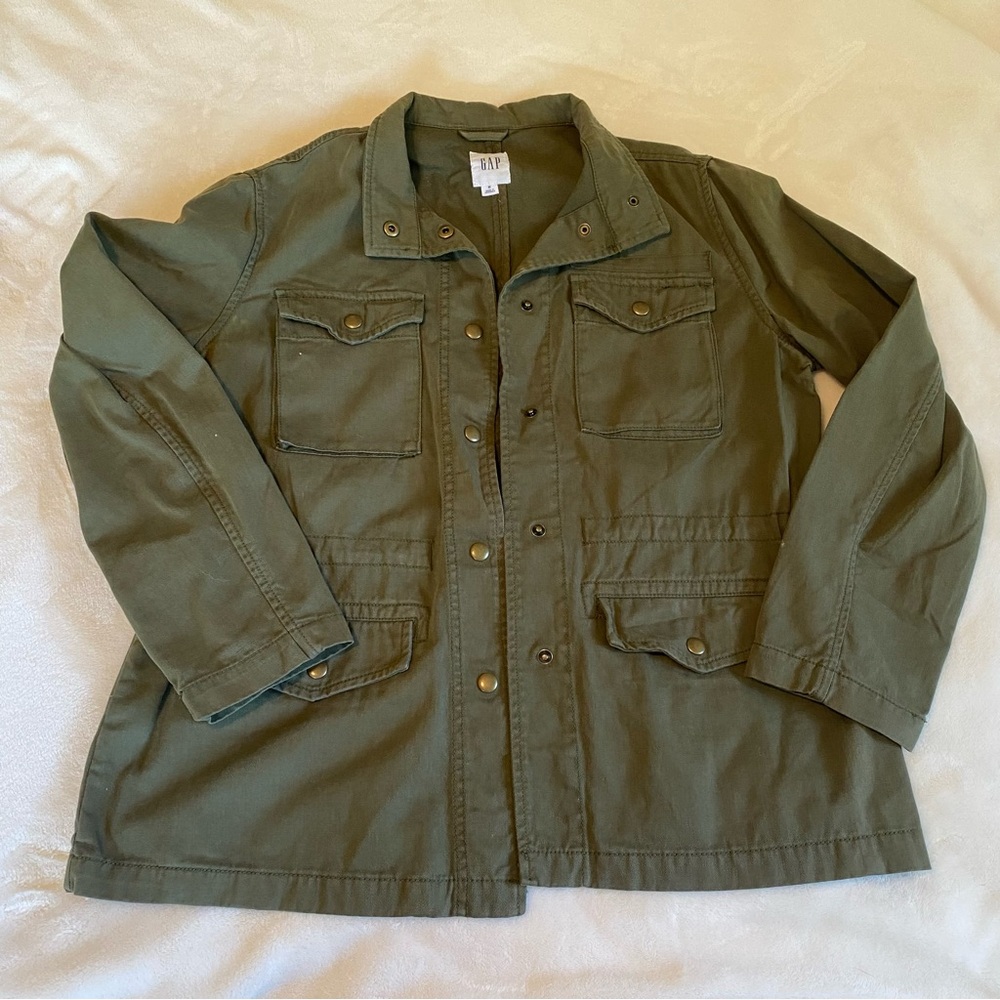 GAP Olive Green Utility Jacket